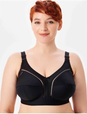 Бюстгальтер мягкий без косточек Misstyle 4122 / 122 черный, Цвет: черный, Размеры: 115D, изображение 6