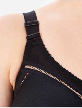 Бюстгальтер мягкий без косточек Misstyle 4122 / 122 черный, Цвет: черный, Размеры: 115D, изображение 3