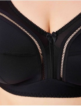 Бюстгальтер мягкий без косточек Misstyle 4122 / 122 черный, Цвет: черный, Размеры: 115D, изображение 5