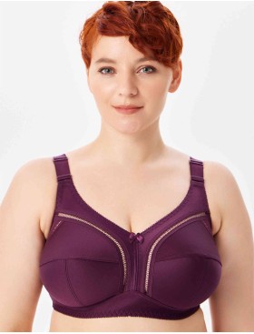 Бюстгальтер мягкий без косточек Misstyle 4122 / 122 темный виноград, Цвет: темный виноград, Размеры: 115D, изображение 5