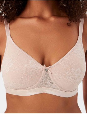 Бюстгальтер спейсер без каркасов VOVA APHELIA V68528 серебристый пион, Цвет: серебристый пион, Размеры: 75G