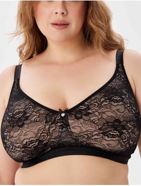 Бюстгальтер спейсер без каркасов VOVA APHELIA V68528 черный, Цвет: черный, Размеры: 80E