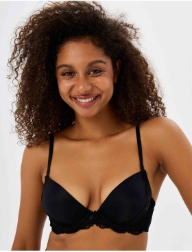 Формованный бюстгальтер пуш-ап VOVA LAURA V32533 черный, Цвет: черный, Размеры: 75D, изображение 5