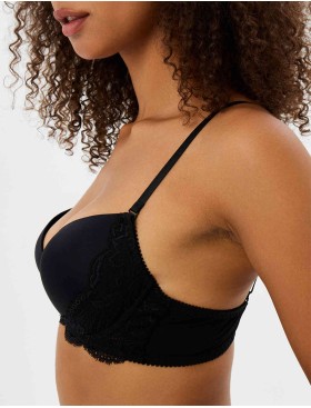 Формованный бюстгальтер пуш-ап VOVA LAURA V32533 черный, Цвет: черный, Размеры: 75D, изображение 3