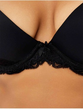 Формованный бюстгальтер пуш-ап VOVA LAURA V32533 черный, Цвет: черный, Размеры: 75D, изображение 4