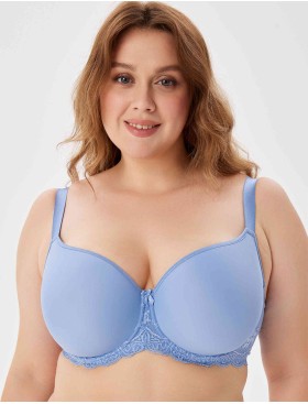 Бюстгальтер спейсер VOVA SNEJANNA V54124 василек, Цвет: василек, Размеры: 75E, изображение 5