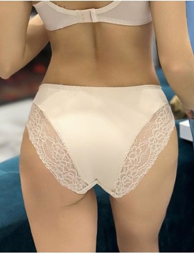 Трусы слипы миди Albina L PEONIES ROSE 211, Цвет: серебристый пион, Размеры: S, изображение 2