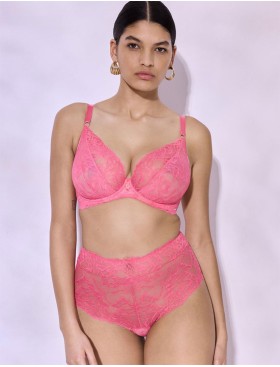 Высокие кружевные стринги Alles COACHELLA stringi classic pink, Цвет: розовый, Размеры: S, изображение 3