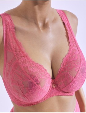 Бюстгальтер бралетт на косточках Alles COACHELLA M plus bralette pink, Цвет: розовый, Размеры: 75H