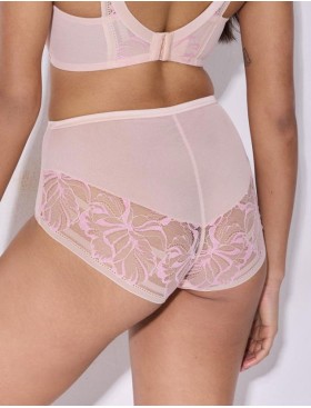 Высокие трусы Alles GLOSSY IRIS classic beige/pink, Цвет: бежевый, Размеры: M, изображение 2