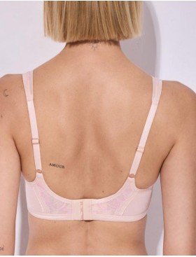Кружевной бюстгальтер Alles GLOSSY IRIS M BRALETTE beige/pink, Цвет: бежевый, Размеры: 70D, изображение 2