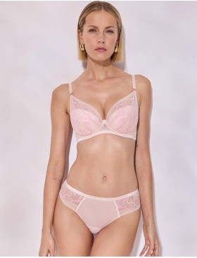 Бюстгальтер пуш-ап Alles GLOSSY IRIS P-UP beige/pink, Цвет: бежевый, Размеры: 85C, изображение 10