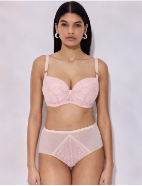 Высокие трусы Alles GLOSSY IRIS classic beige/pink, Цвет: бежевый, Размеры: M, изображение 4