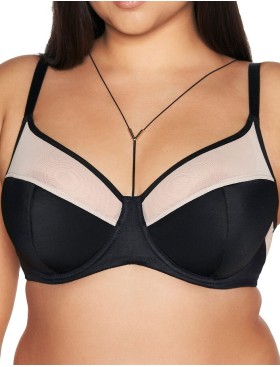 Бюстгальтер полупоролоновый Ava VIVA 2135 PU Black, Цвет: черный, Размеры: 70I