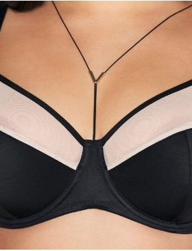 Бюстгальтер полупоролоновый Ava VIVA 2135 PU Black, Цвет: черный, Размеры: 70I, изображение 4