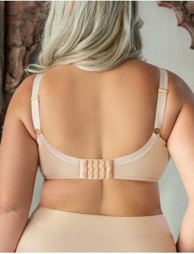 Бюстгальтер с мягкой чашкой Kris Line GLOW soft full cup, Цвет: темно-синий+бежевый, Размеры: 65JJ, изображение 2