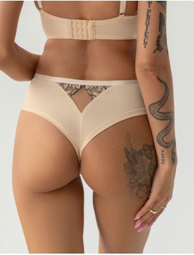 Трусики стринги Kris Line GLOW stringshorts, Цвет: темно-синий+бежевый, Размеры: S, изображение 2