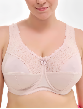 Бюстгальтер мягкий Lauma COTTON CLASSIC L02131 / L02150 нюд, Цвет: нюд, Размеры: 110G