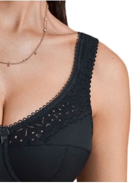 Бюстгальтер мягкий Lauma COTTON CLASSIC L02131 / L02150 черный, Цвет: черный, Размеры: 85C, изображение 4