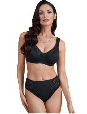 Высокие трусы слипы Lauma COTTON CLASSIC L01810 черный, Цвет: черный, Размеры: 2XL, изображение 3