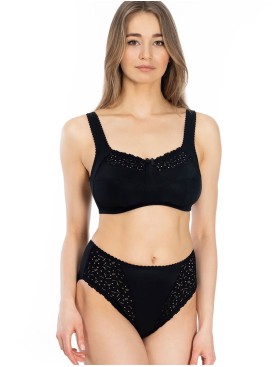 Высокие трусы слипы Lauma COTTON CLASSIC L01810 черный, Цвет: черный, Размеры: 2XL, изображение 4