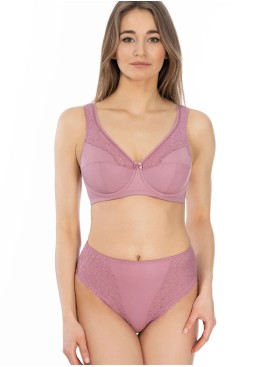 Высокие трусы слипы Lauma COTTON CLASSIC L01810 сирень, Цвет: сирень, Размеры: 6XL, изображение 3