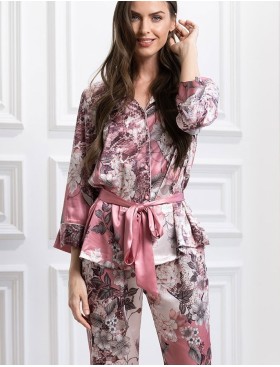 Пижама шелковая Mia-Amore BRENDA 3837, Цвет: античная роза, Размеры: XL