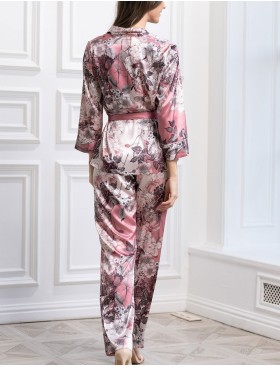 Пижама шелковая Mia-Amore BRENDA 3837, Цвет: античная роза, Размеры: XL, изображение 3