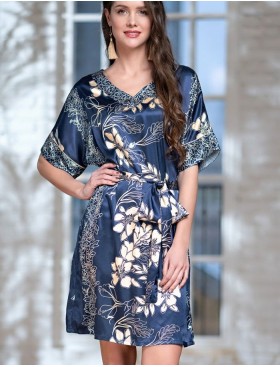 Платье домашнее Mia-Amore BLUE-MARINE 8445, Цвет: блюмарин, Размеры: L/XL