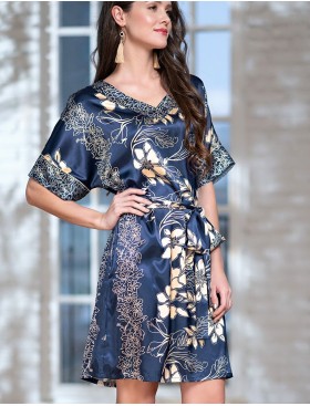 Платье домашнее Mia-Amore BLUE-MARINE 8445, Цвет: блюмарин, Размеры: L/XL, изображение 4