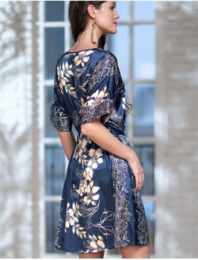Платье домашнее Mia-Amore BLUE-MARINE 8445, Цвет: блюмарин, Размеры: L/XL, изображение 2