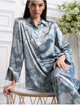 Комплект из шёлка Mia-Amore NINELLE 4257 мятный, Цвет: мятный, Размеры: S