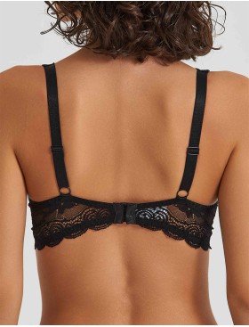 Бюстгальтер балконет пуш-ап VOVA SNEJANNA V54032 черный, Цвет: черный, Размеры: 80C, изображение 2