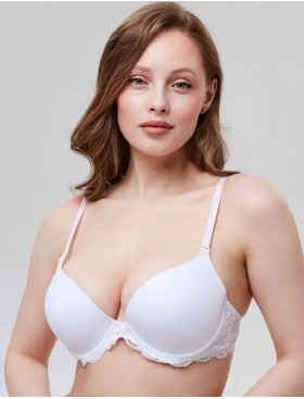 Бюстгальтер пуш-ап с гелем VOVA SNEJANNA V54037 белый, Цвет: белый, Размеры: 75E, изображение 5