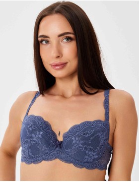 Бюстгальтер балконет пуш-ап VOVA SNEJANNA V54032 батик, Цвет: батик, Размеры: 80C, изображение 5