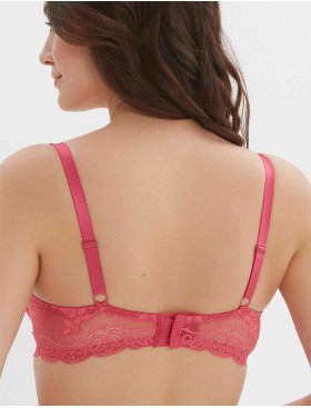 Бюстгальтер балконет пуш-ап VOVA SNEJANNA V54032 кармин, Цвет: кармин, Размеры: 80C, изображение 2