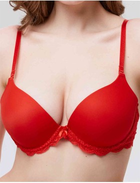 Бюстгальтер пуш-ап с гелем VOVA SNEJANNA V54037 россо, Цвет: россо, Размеры: 80C