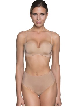 Высокие трусы бразилиана Amelie MILLA 2016-3 телесный new, Цвет: телесный, Размеры: S, изображение 4