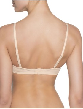 Гладкий бюстгальтер без косточек Amelie MILLA 2018 пудра new, Цвет: пудра, Размеры: 80C, изображение 3