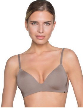 Гладкий бюстгальтер без косточек Amelie MILLA 2018 капучино new, Цвет: капучино, Размеры: 80C, изображение 4