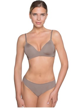 Гладкий бюстгальтер без косточек Amelie MILLA 2018 капучино new, Цвет: капучино, Размеры: 80C, изображение 6