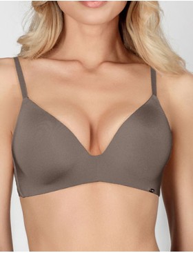 Гладкий бюстгальтер без косточек Amelie MILLA 2018 какао new, Цвет: какао, Размеры: 85B