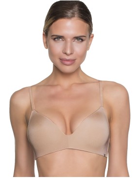 Гладкий бюстгальтер без косточек Amelie MILLA 2018 телесный new, Цвет: телесный, Размеры: 80C, изображение 4