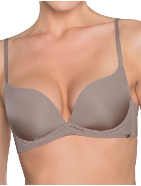 Бескаркасный бюстгальтер пуш-ап Amelie MILLA 2019 капучино new, Цвет: капучино, Размеры: 65A