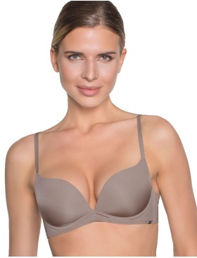 Бескаркасный бюстгальтер пуш-ап Amelie MILLA 2019 капучино new, Цвет: капучино, Размеры: 65A, изображение 4