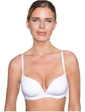 Бескаркасный бюстгальтер пуш-ап Amelie MILLA 2019 белый new, Цвет: белый, Размеры: 80B, изображение 4