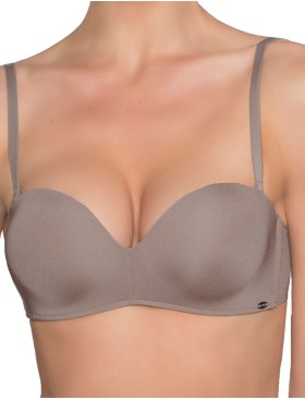 Бескостный бюстгальтер планж пуш-ап Amelie MILLA 2020 капучино new, Цвет: капучино, Размеры: 70B