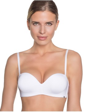 Бескостный бюстгальтер планж пуш-ап Amelie MILLA 2020 белый new, Цвет: белый, Размеры: 70B, изображение 4