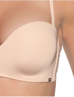 Бескостный бюстгальтер планж пуш-ап Amelie MILLA 2020 пудра new, Цвет: пудра, Размеры: 70B, изображение 5