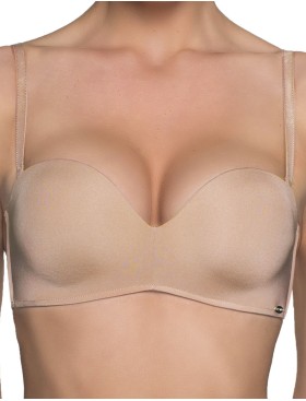 Бескостный бюстгальтер планж пуш-ап Amelie MILLA 2020 телесный new, Цвет: телесный, Размеры: 70B